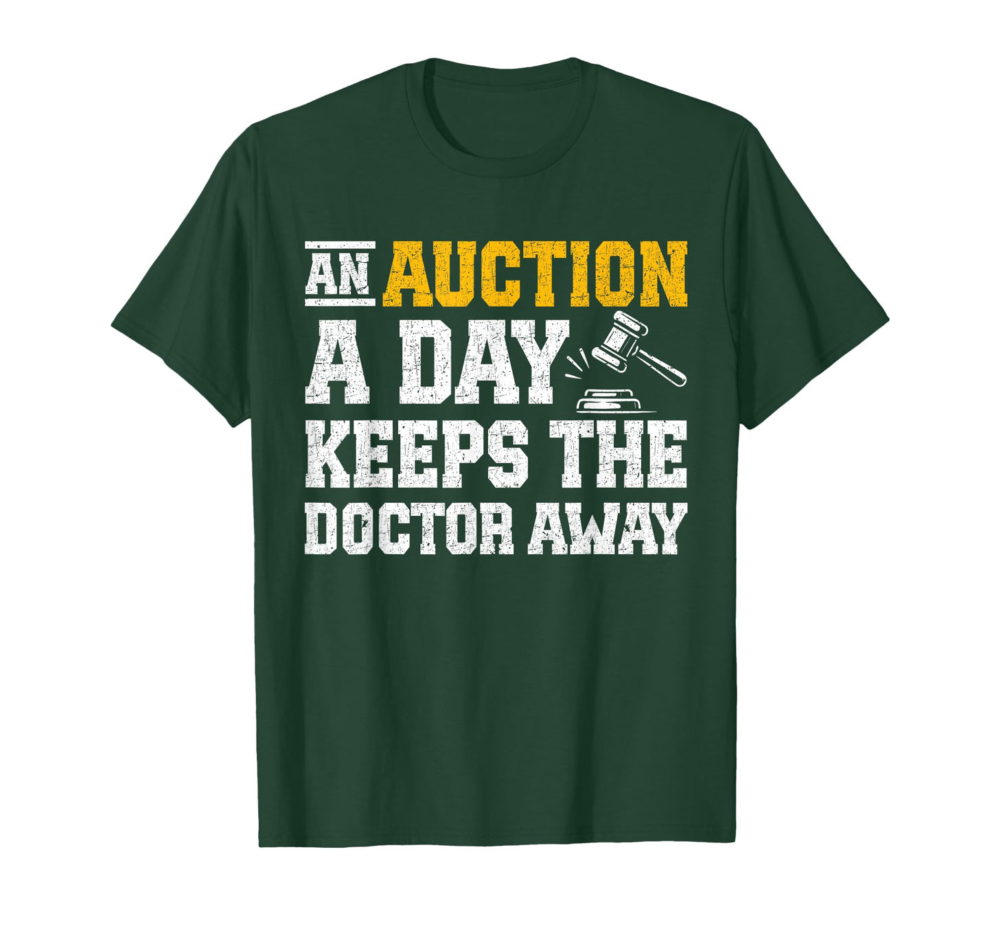 Auction Junkie Funny Auctioneer T-Shirt