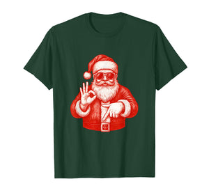 Funny Santa 6 7 Meme Design | Christmas Math Humor T-Shirt