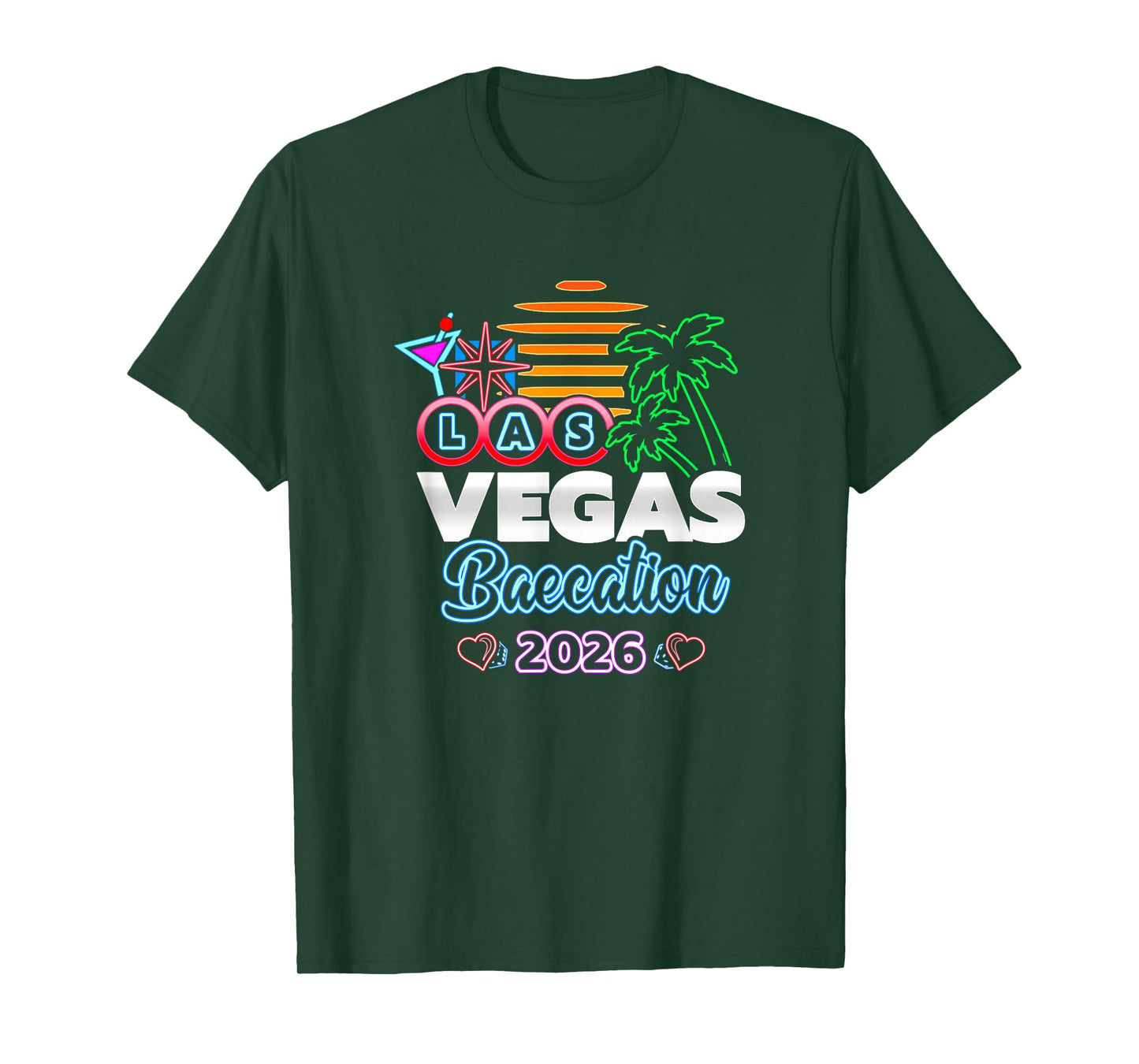 Las Vegas Couples Vacation - Vegas Baecation 2026 T-Shirt
