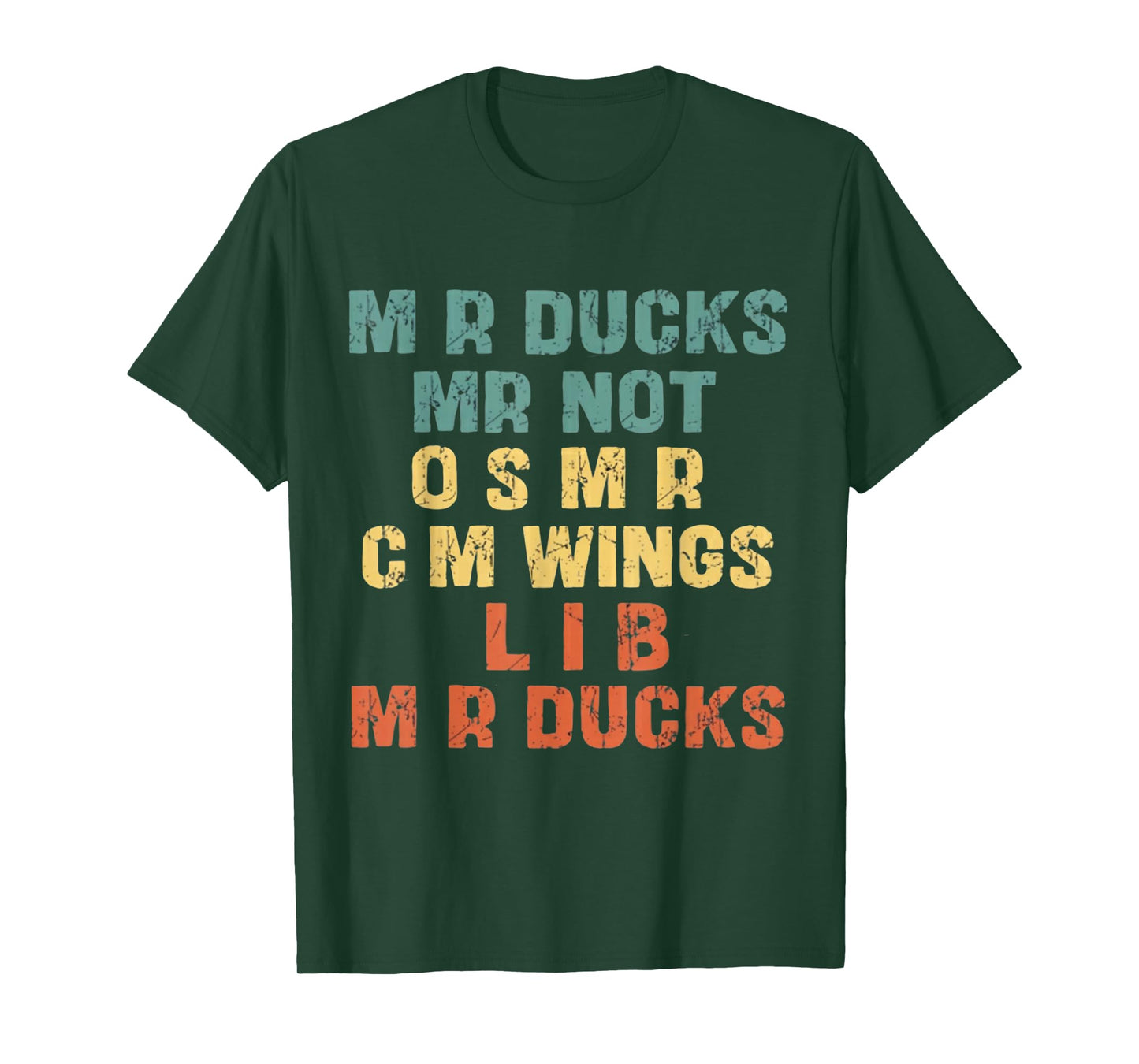 Funny Retro Duck Lover Phrase M R Ducks Waterfowl Humor T-Shirt