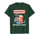 Grandpa Birthday Crew Movie Night Theme Matching Party T-Shirt