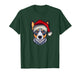 Funny Santa Hat Xmas Pajamas Blue Heeler Dog Christmas T-Shirt