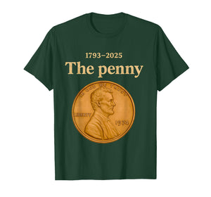 Rip Penny Lincoln USA Coin 1 Cent America United States T-Shirt