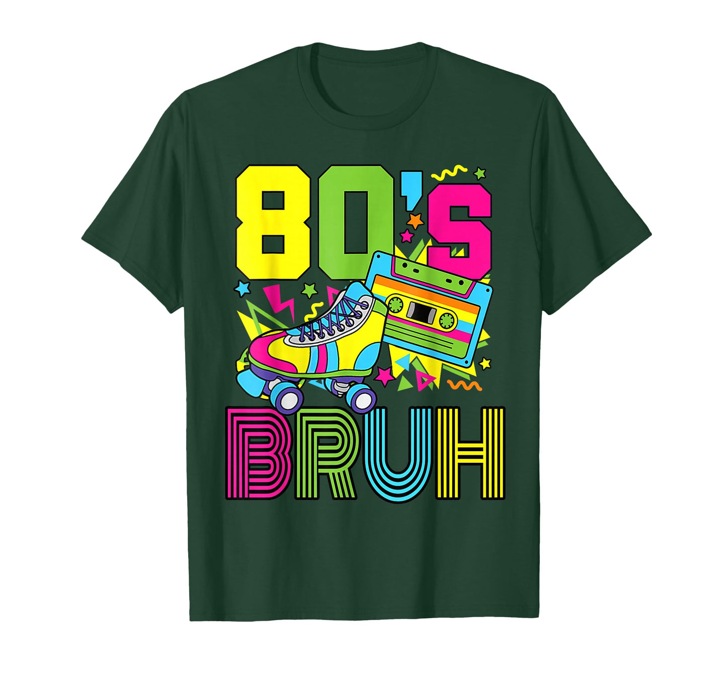 Retro 80s Bruh Outfits 1980s Funny Eighties Men Women Kids T-Shirt