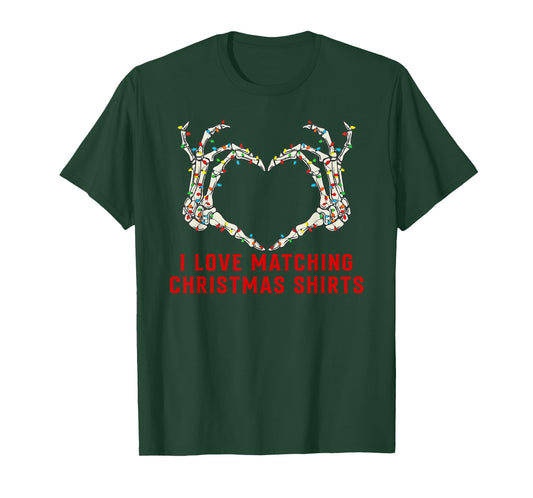 I Love Matching Christmas Shirts But I Don't Xmas Couples T-Shirt