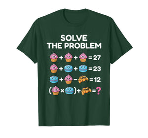 Clever Solve The Problem Math 67 Meme Pastry Design T-Shirt