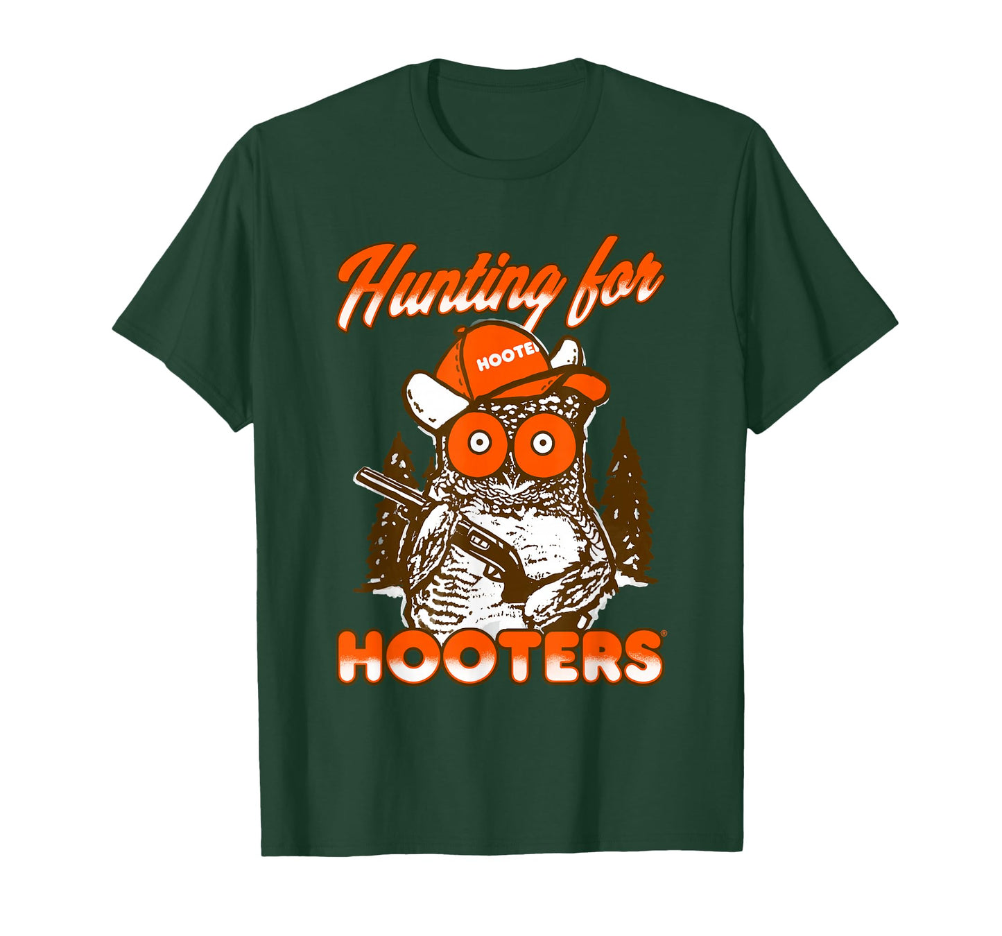 Hooters Hunting for Hooters Hootie The Owl Retro Restaurant T-Shirt
