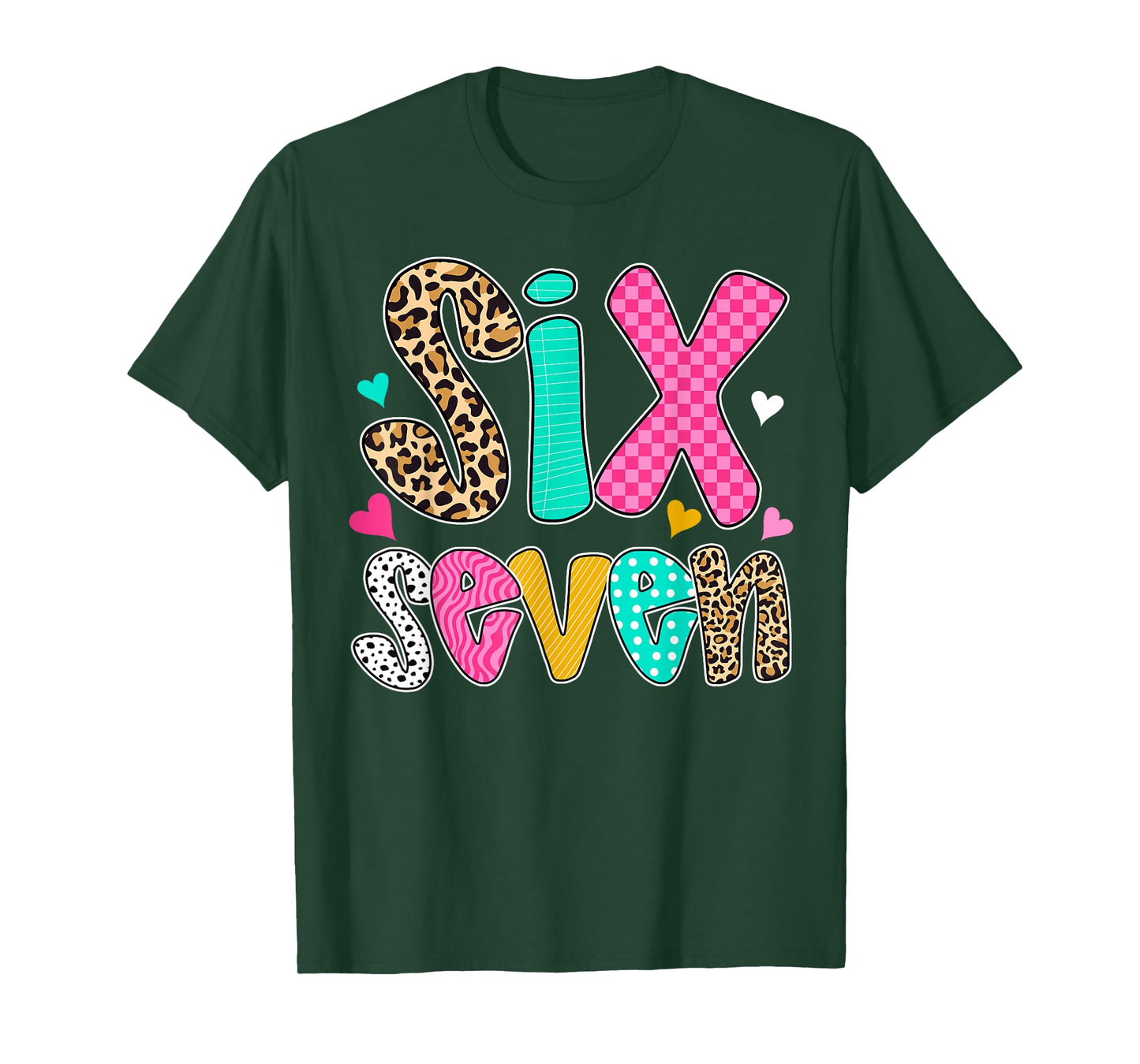 Funny Six Seven 6 7 Meme Teacher Design for Men Women Girls T-Shirt