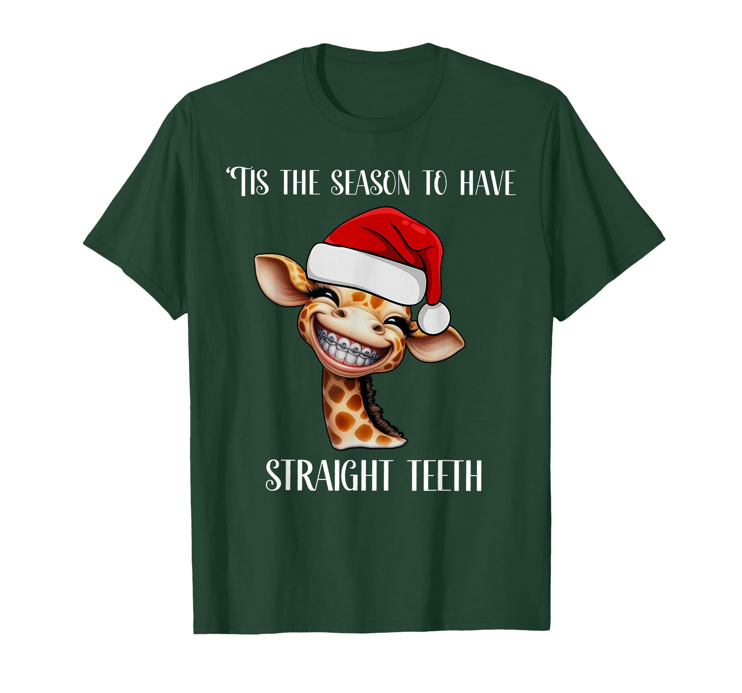 Christmas Orthodontist Tis The Season to Have Straight Teeth T-Shirt
