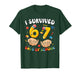 I Survived 67 Days of School Funny Six Seven 6 7 Meme Z Gen T-Shirt