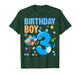 3nd Birthday Boy Blue Dog Theme Party Two Cool 3 Year Old T-Shirt