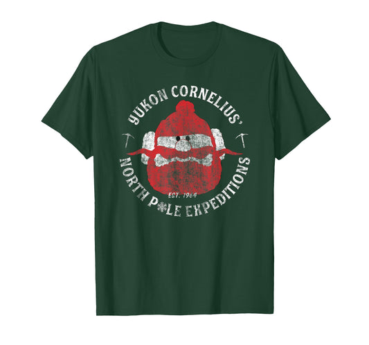 Christmas Explorer Vintage Throwback Cartoon T-Shirt