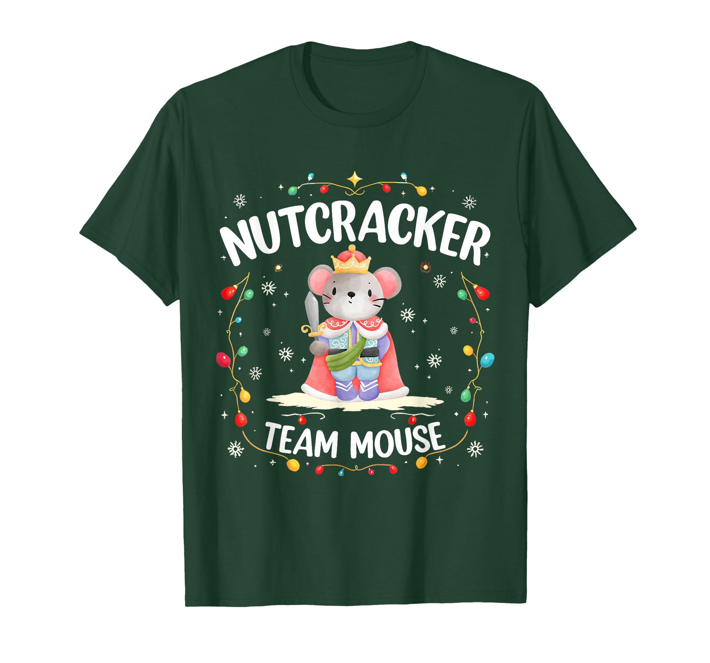 Nutcracker Team Mouse Christmas Dance Ballet Merry Christmas T-Shirt