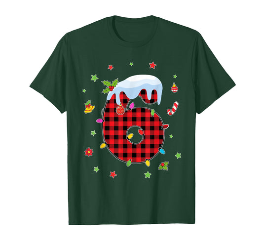 Number 67 Matching Christmas 6 7 Six Seven 6 7 Meme Couples T-Shirt