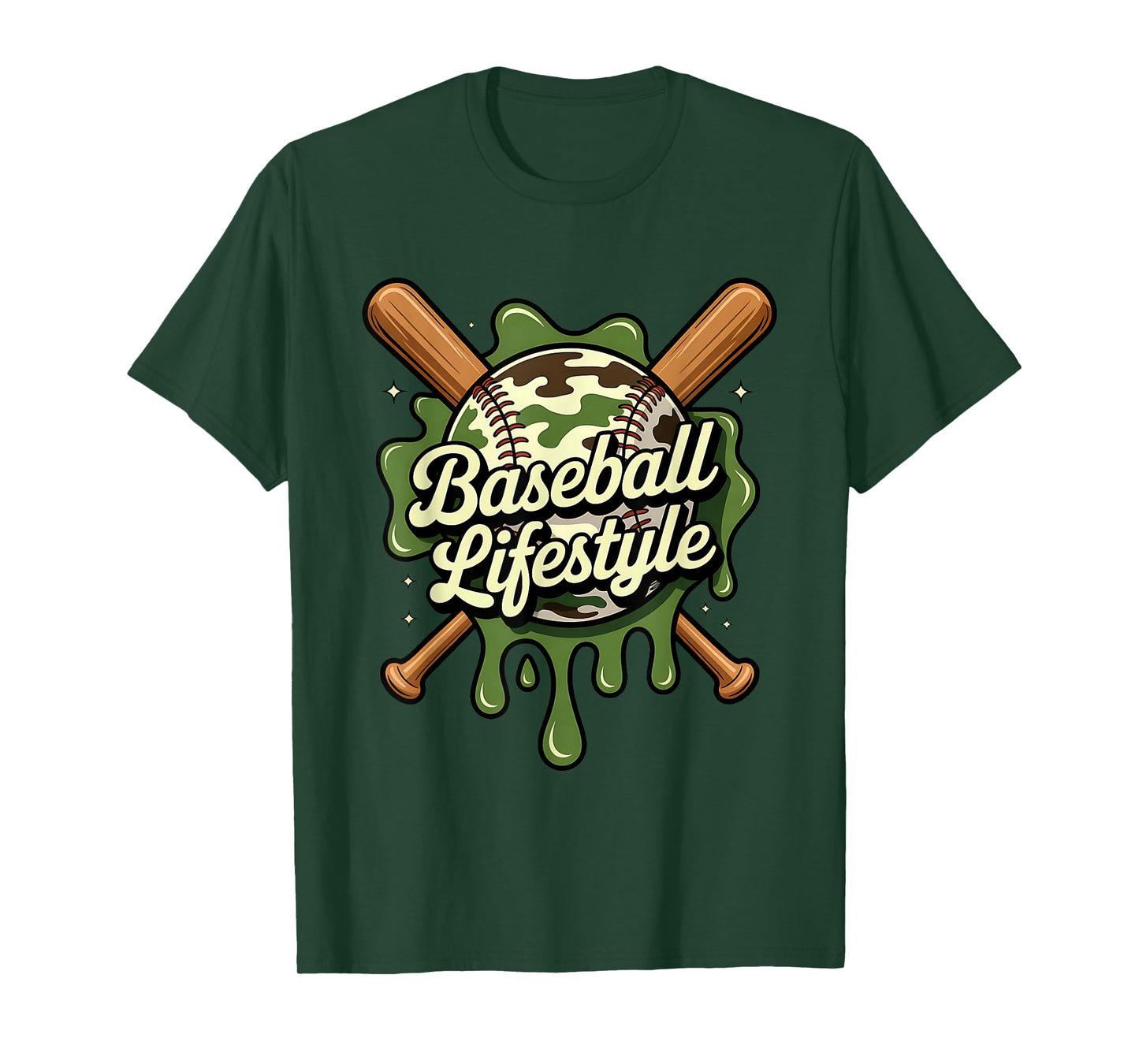 Baseball Lifestyle 101 Apparel Youth Baseball Drip Icecream T-Shirt
