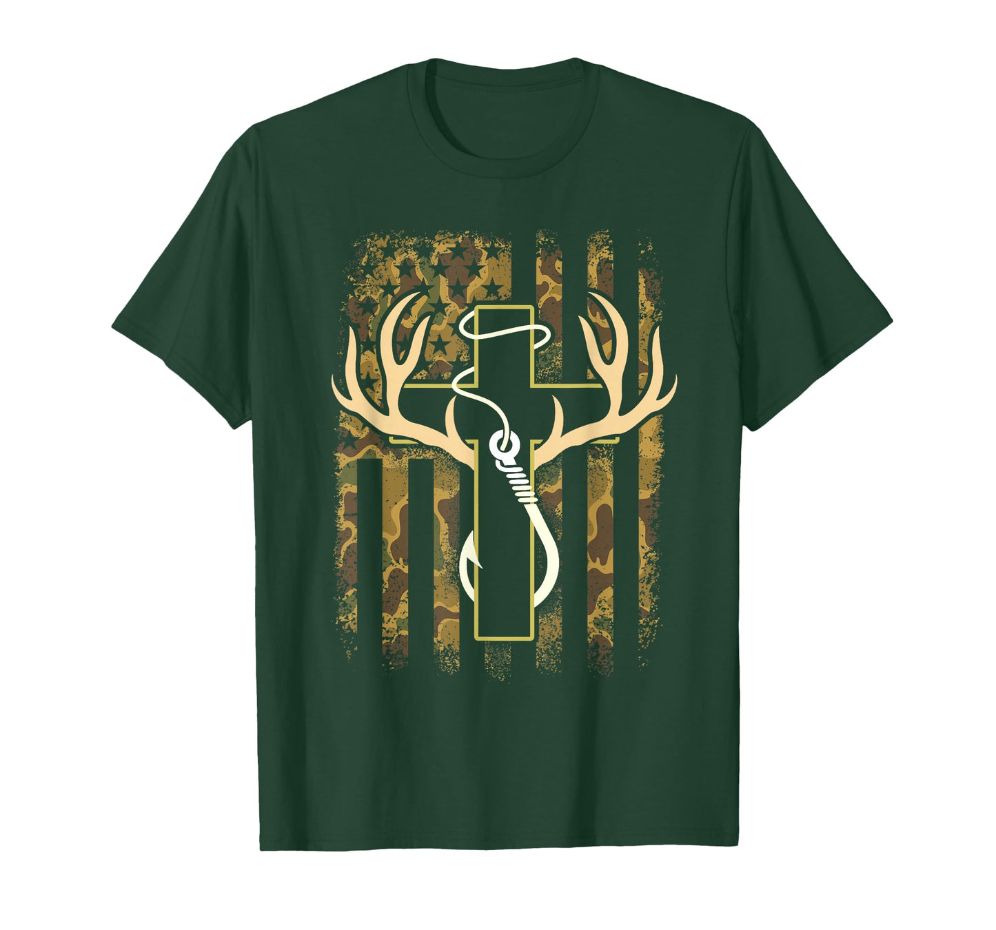 Hunting & Fishing Christian - Hunting Lover Big Game Hunter T-Shirt