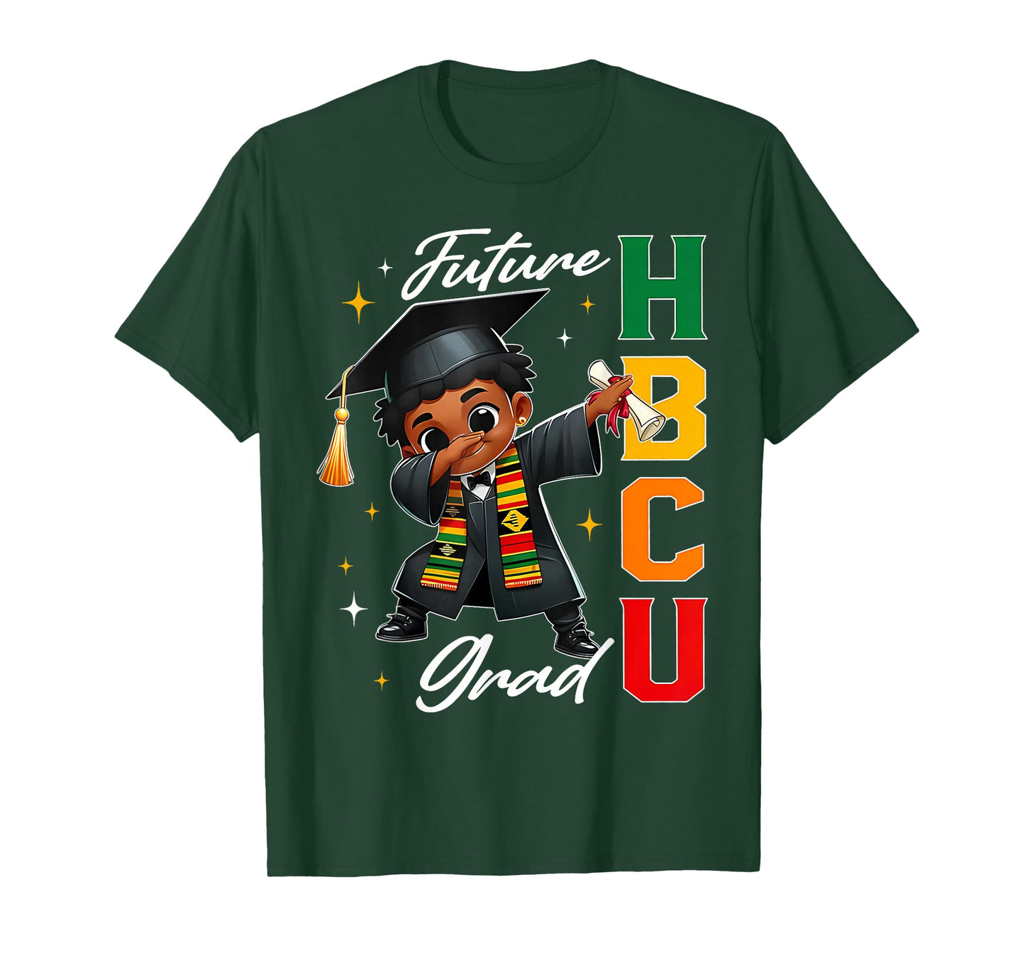Future HBCU Grad Dabbing Boy Graduation HBCU Kids T-Shirt
