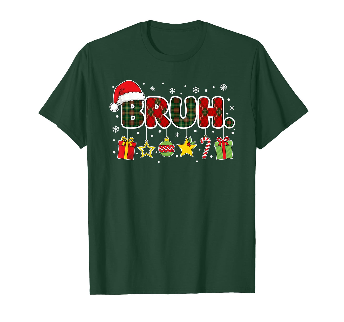 Merry Christmas Bruh Bro Meme Teens Boys Mens Kids T-Shirt