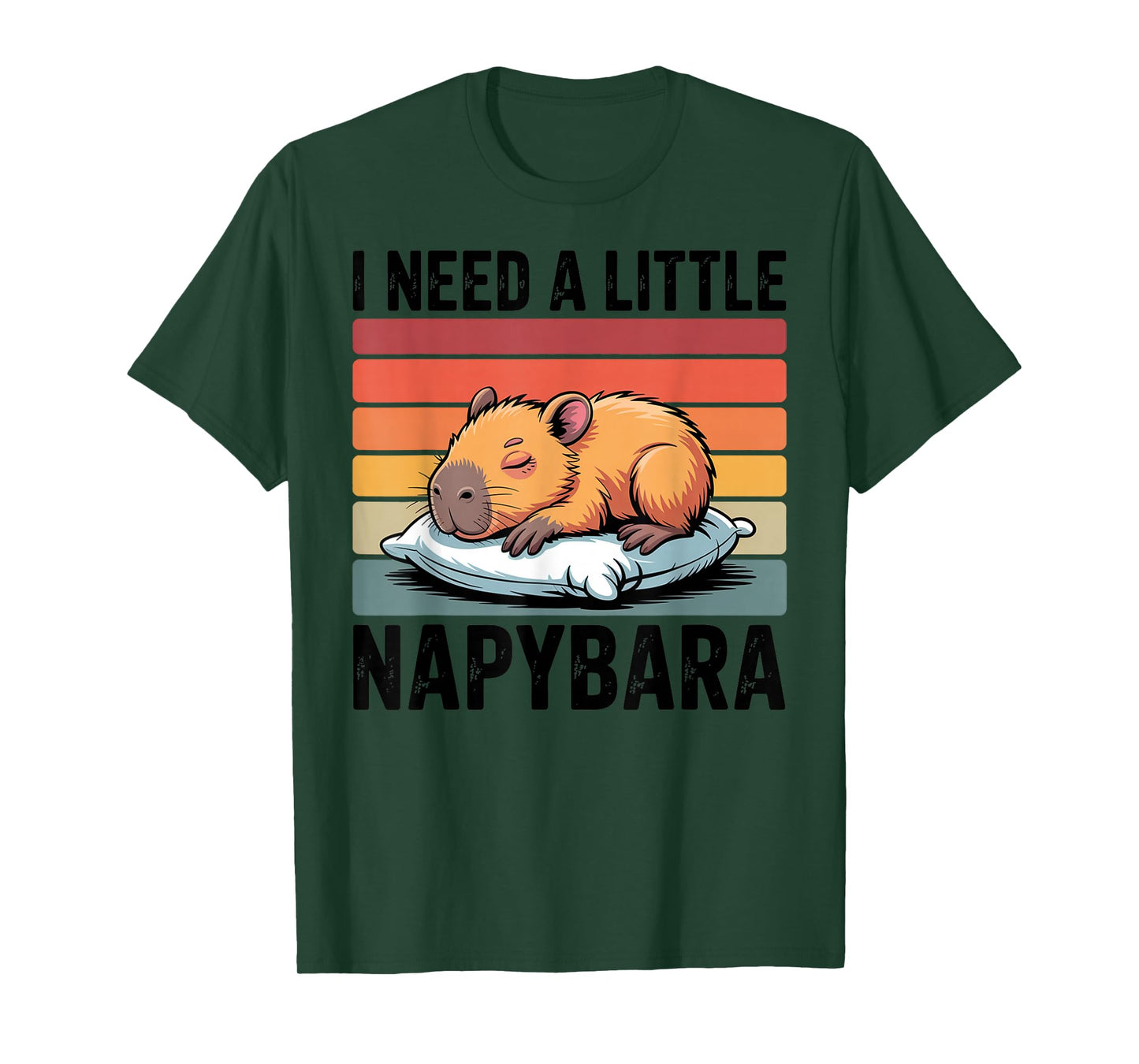 Napybara for Men Women Cute Capybara Sleeping Nap Lover T-Shirt