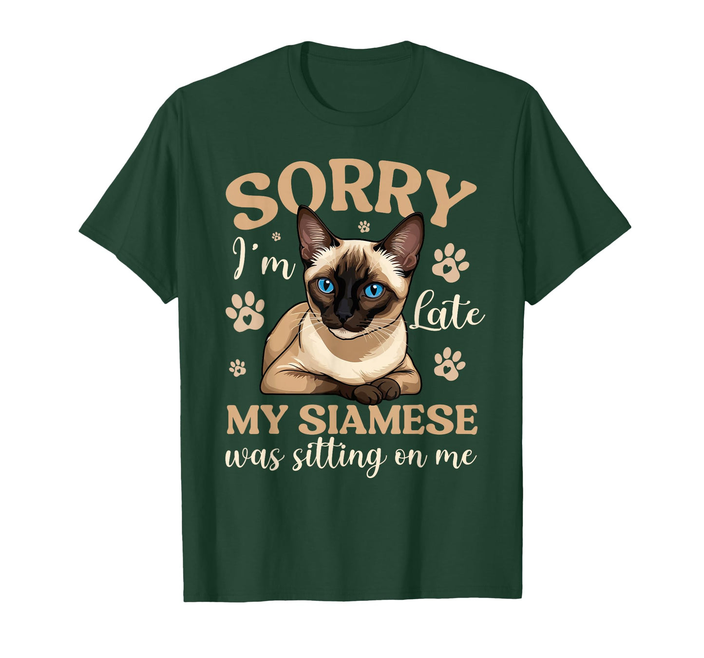 Siamese Owner Siamese Cat Lover Funny Siamese Cat T-Shirt