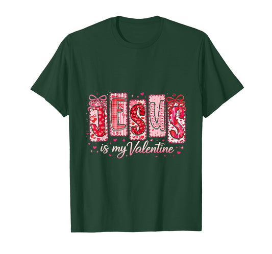 Jesus Loves Me God Religious Christian Valentine Coquette T-Shirt