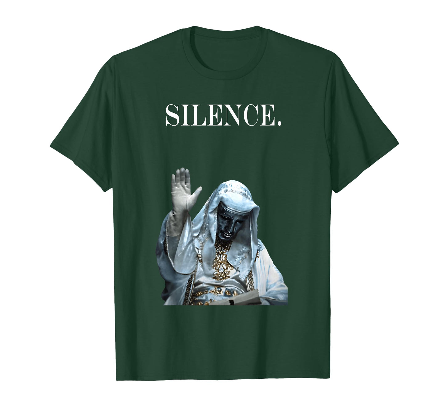 Silence Meme Sliver Mask King Baldwin IV Warrior Design T-Shirt