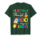 100 Days of School I Blasted Through 100th Day Teacher Kids T-Shirt