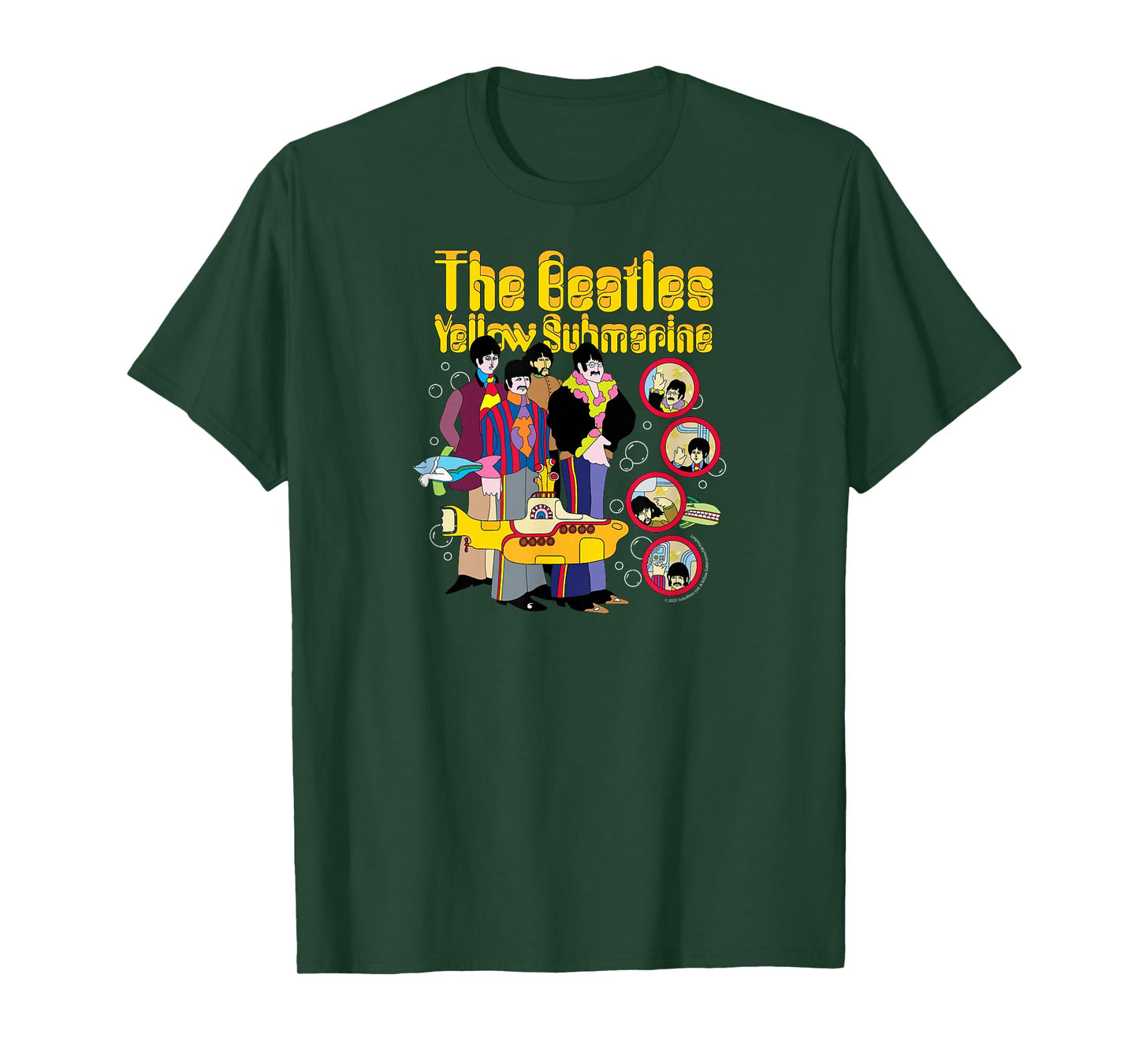 The Beatles -Yellow Submarine Adventure T-Shirt