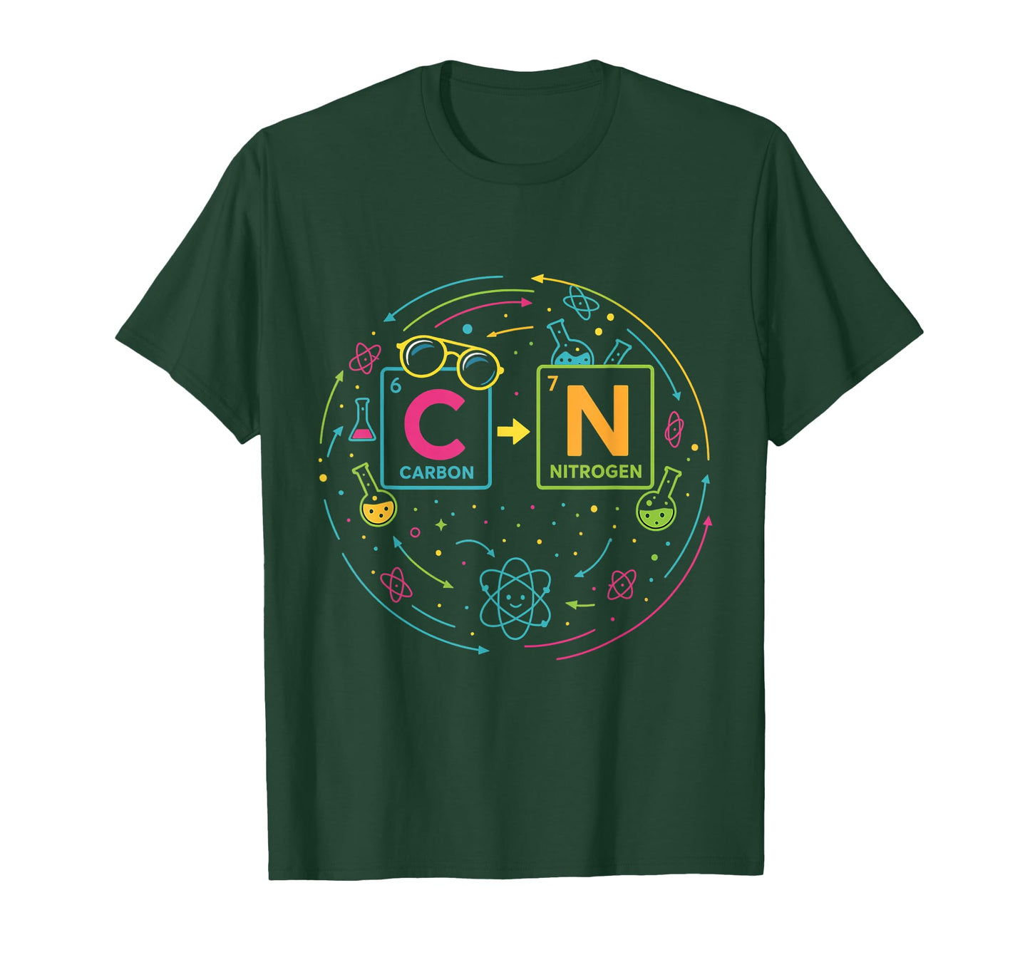 Funny 6 7 Science Chemistry Teacher Periodic Table Meme T-Shirt
