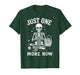 Just One More Row Crochet Skeleton Crocheting Knitting Lover T-Shirt