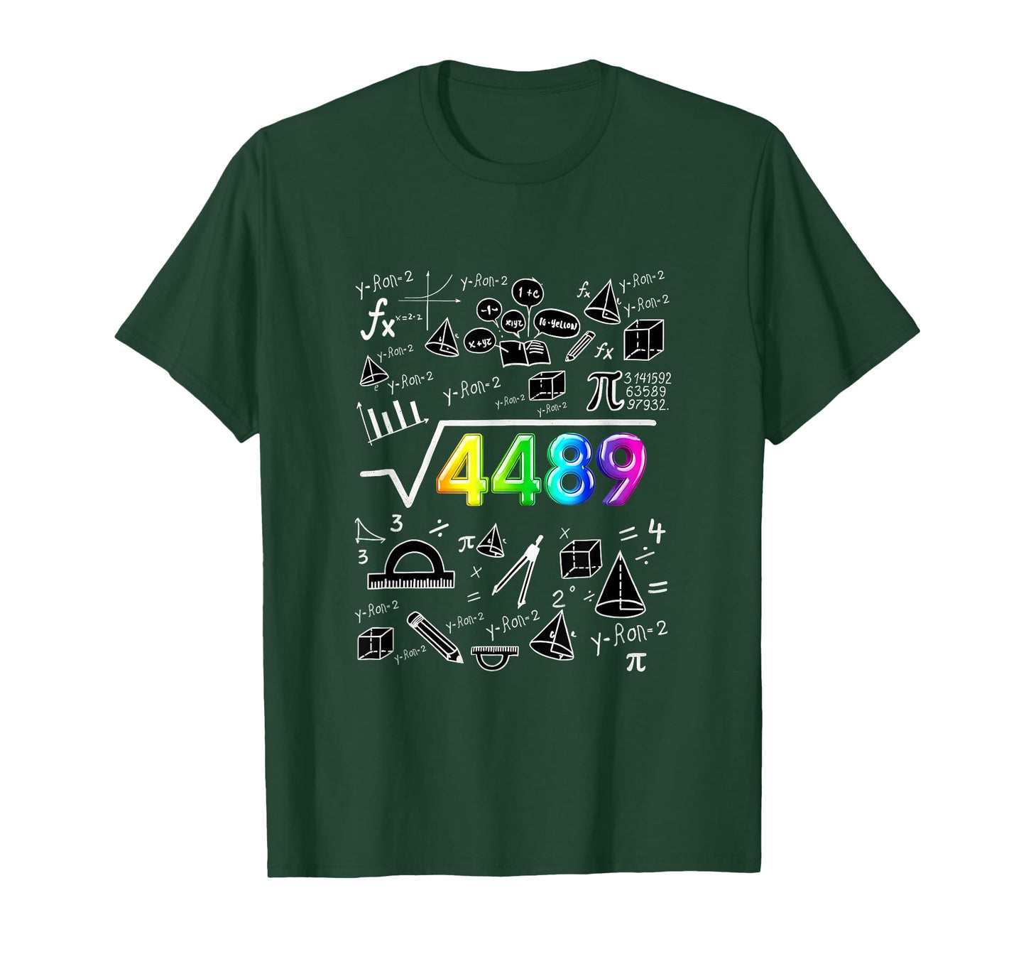 67 Meme Square Root 4489 Slang Six Seven Math Teacher T-Shirt