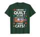 Funny Quilting Art for Men Women Cat Quilt Sewing Quilter T-Shirt