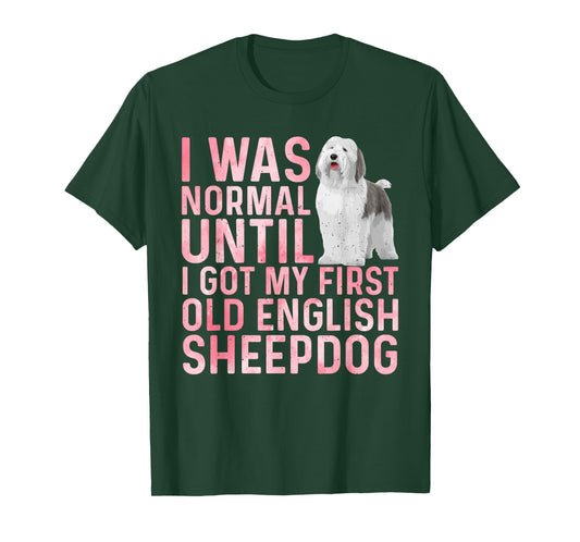 Best Old English Sheepdog Art for Men Women Sheepdog Lover T-Shirt
