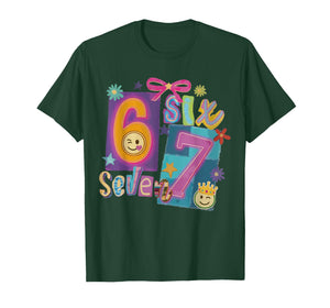 Six Seven Meme Number 67 Player Or 67th Birthday Girl Woman T-Shirt