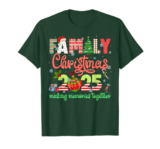 We are Family Christmas 2025 Matching Pajamas Men Women Kids T-Shirt