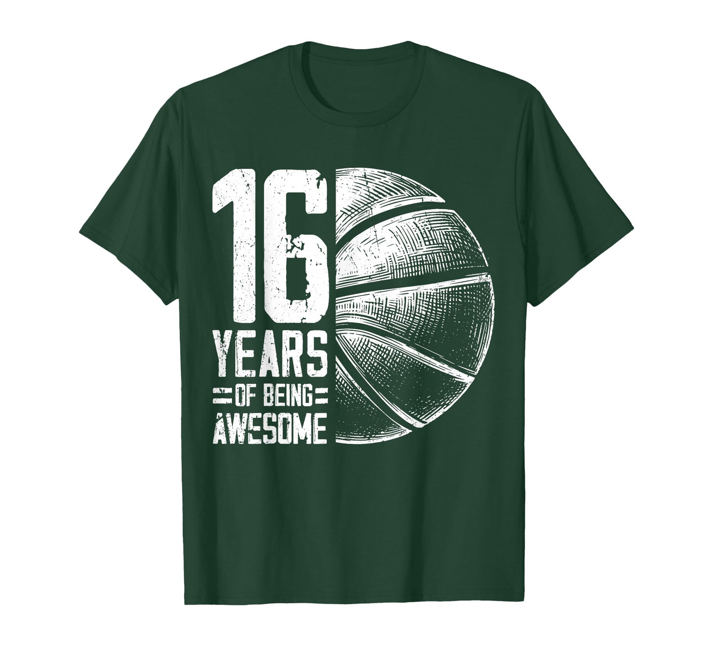 16th Birthday Boys Basketball Player Basketball 16 Years Old T-Shirt