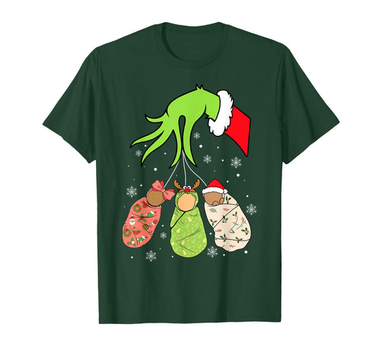 Labor & Delivery Nurse Xmas Pajamas Holiday Merry Christmas T-Shirt