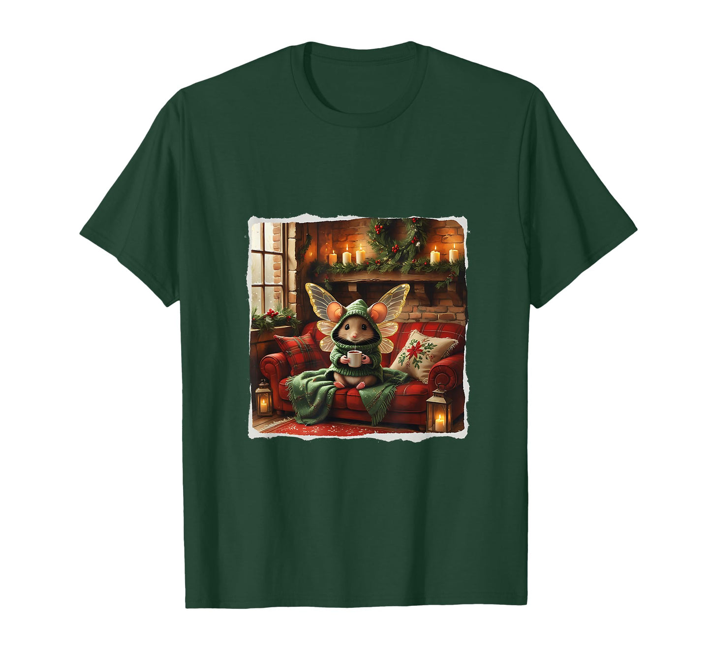 Fairy Mouse Christmas Nutcracker Team Magical Vintage T-Shirt