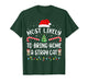 Most Likely to Bring Home A Stray Cat Matching Family Xmas T-Shirt