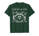 Feral and Six Raccoon Funny 6th Birthday Girls Boys Kids T-Shirt