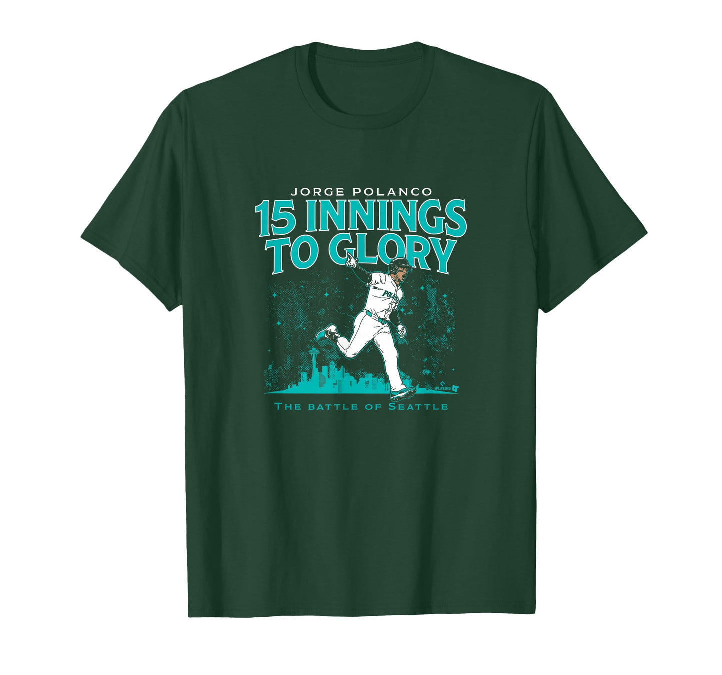Jorge Polanco - 15 Innings to Glory - Seattle Baseball T-Shirt