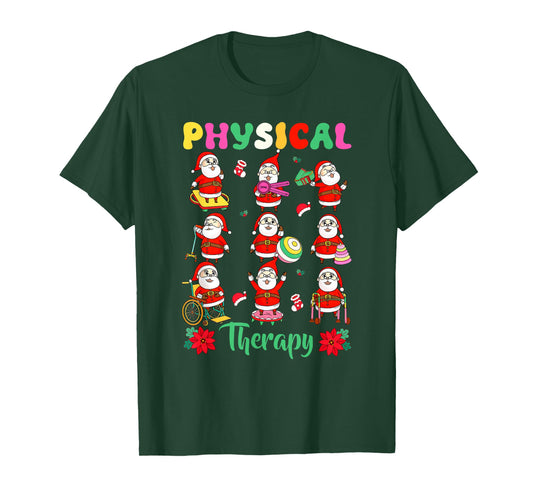 Christmas Physical Therapy Christmas Gnome Physical Therapy T-Shirt