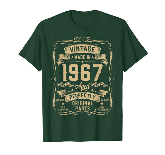 Vintage 1967 59yr 59th Birthday Gifts for Men 59 Years Old T-Shirt