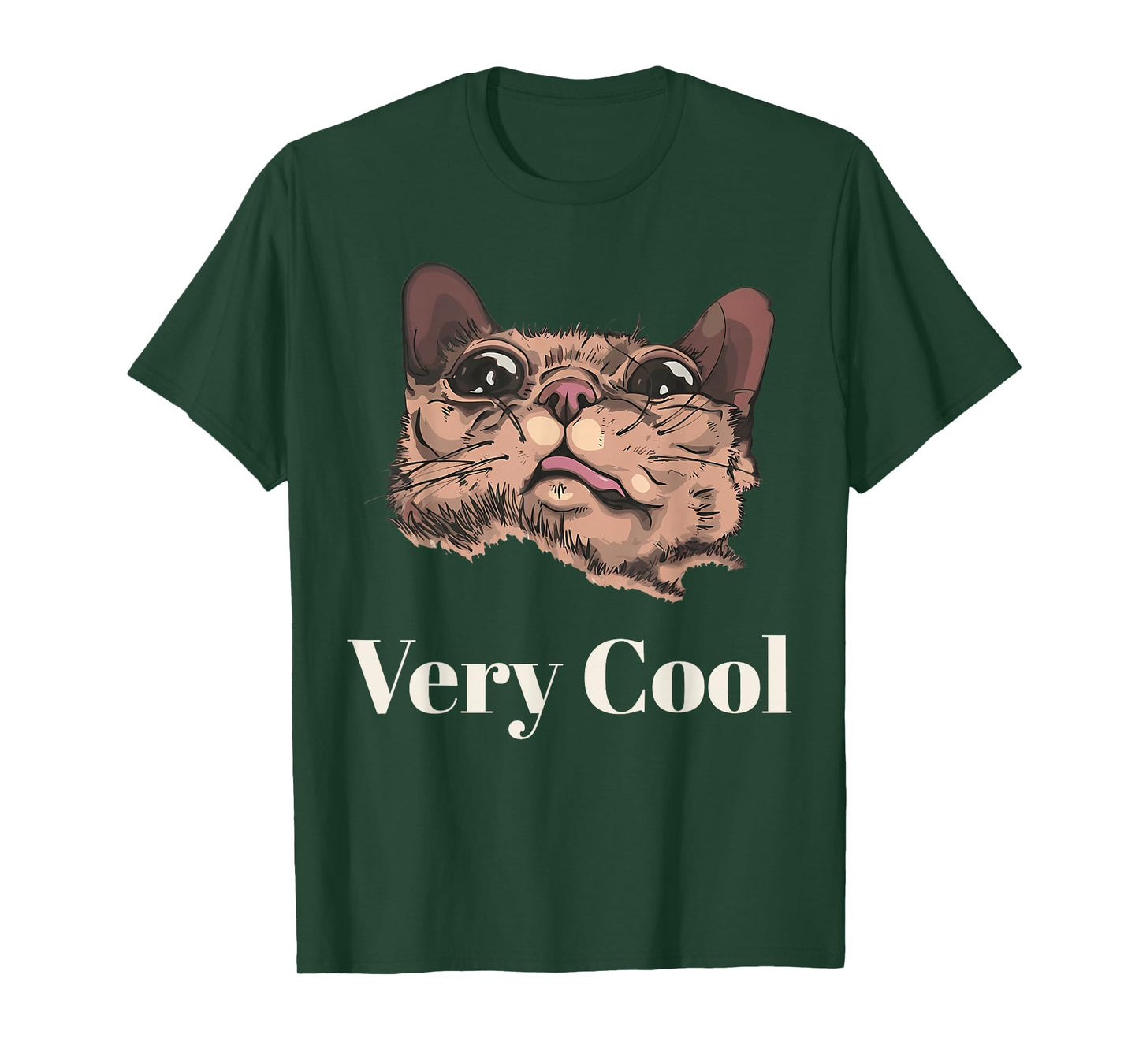 Cats Meme Graphic Silly Cat Humor Funny Cat Very Cool T-Shirt