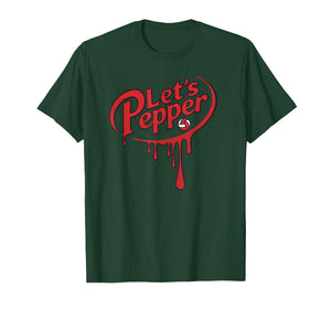 Volleyball Lets Pepper Dripping Text Great Teen Practice T-Shirt