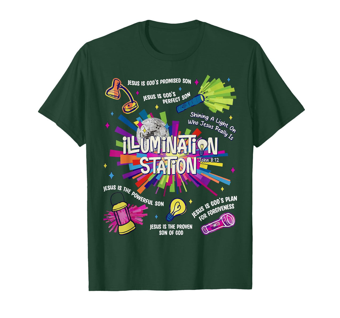 Illumination Station VBS 2026 Bible School Christian Lights T-Shirt