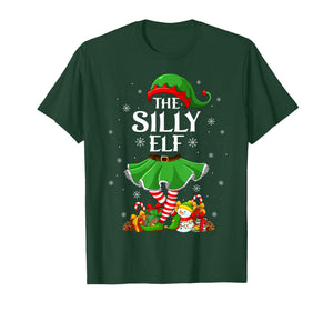 Silly Elf Christmas Family Women Girls Elf Squad Xmas T-Shirt
