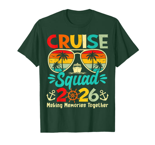 Cruise Squad 2026 Summer Vacation Matching Family Cruise T-Shirt