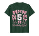 Kids 5th Birthday Shirt Girl Coquette Bow Kids Five 5 Year Old T-Shirt