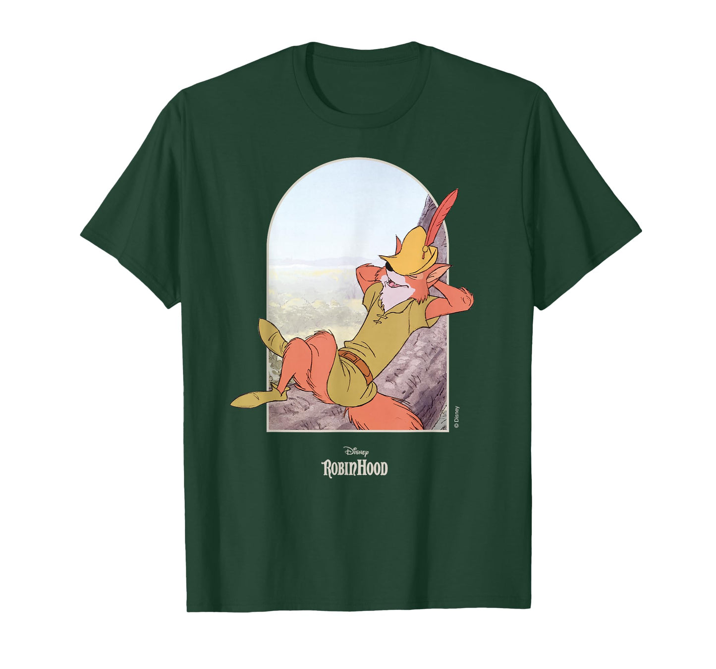 Disney Robin Hood Napping in Sherwood Forest Vintage T-Shirt